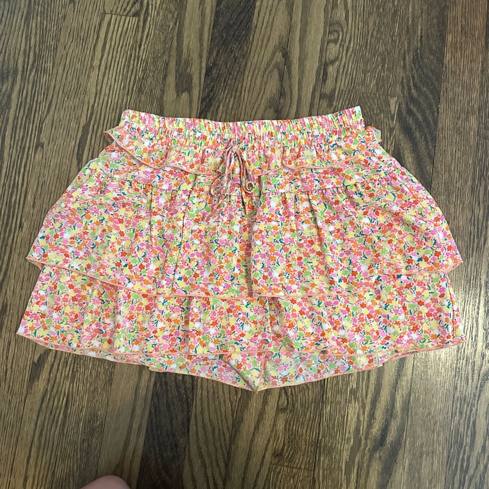 Show Me Your MuMu Floral Skirt